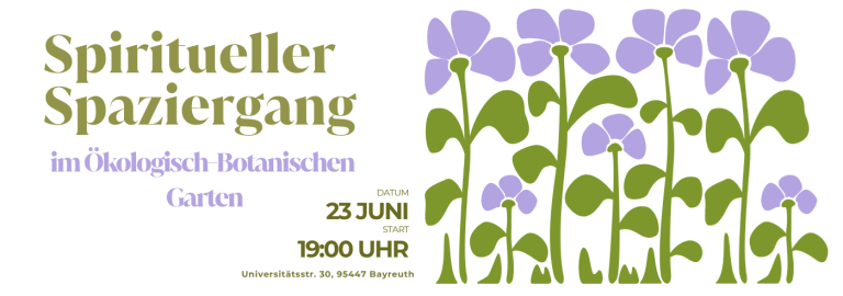 Spiritueller Spaziergang im Ökologisch-Botanischen Garten